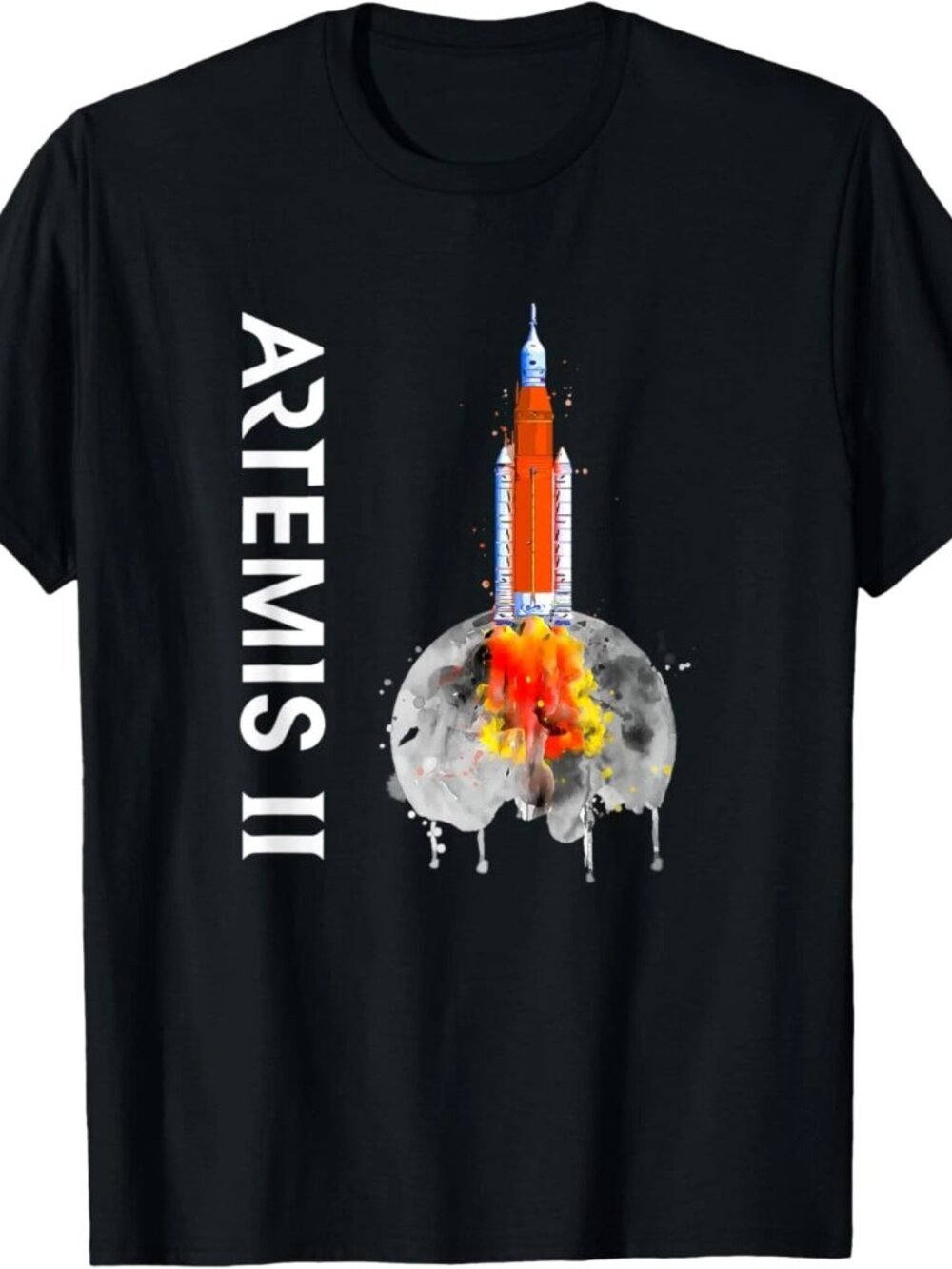 Artemis 2 SLS Rocket Launch Mission To The Moon And Beyond T-Shirt  248